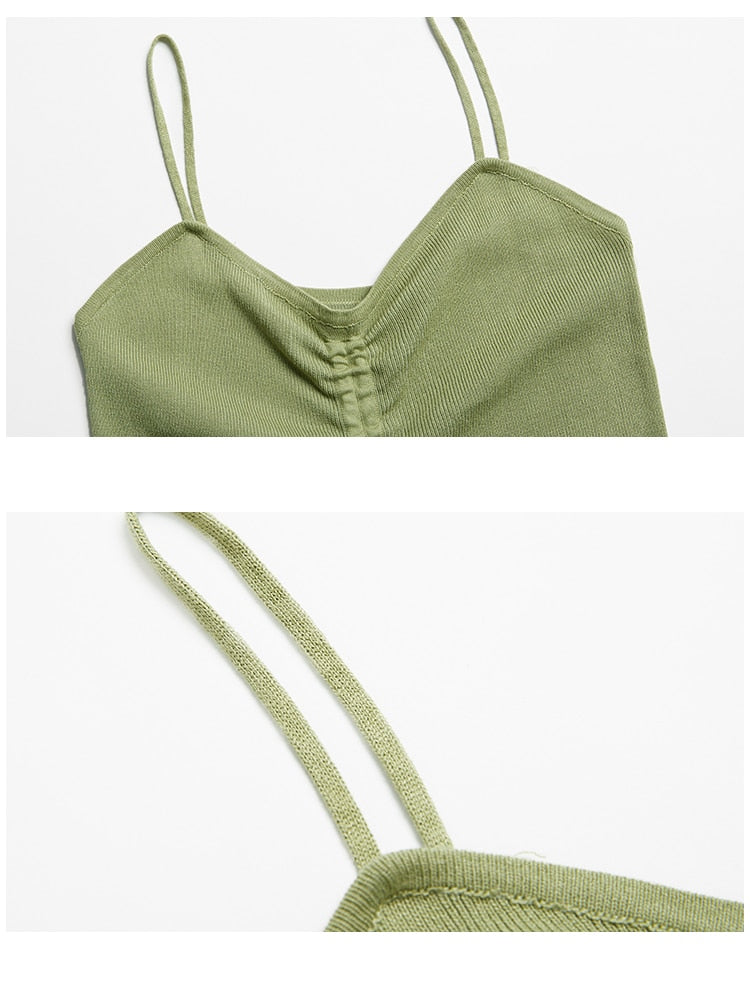 Drawstring Knitted Top