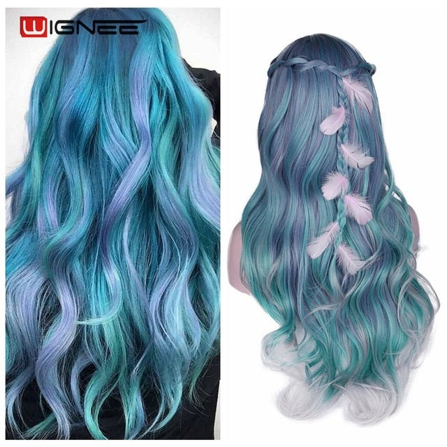 Ombre Brown Ash Blonde Wigs