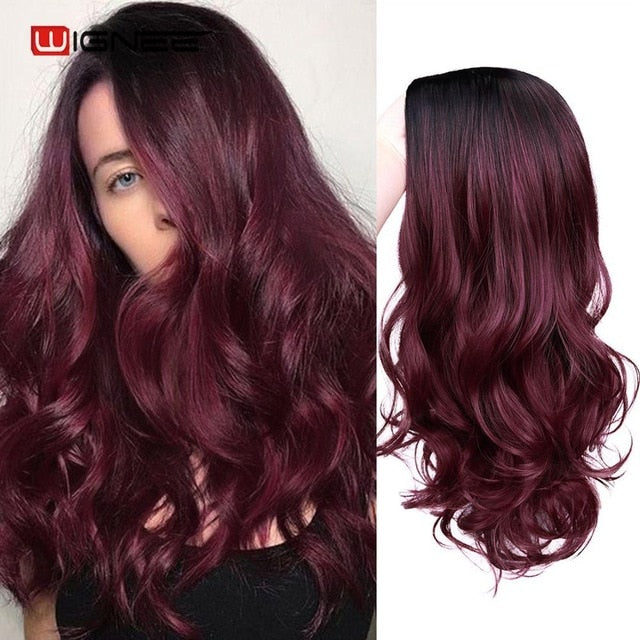Ombre Brown Ash Blonde Wigs