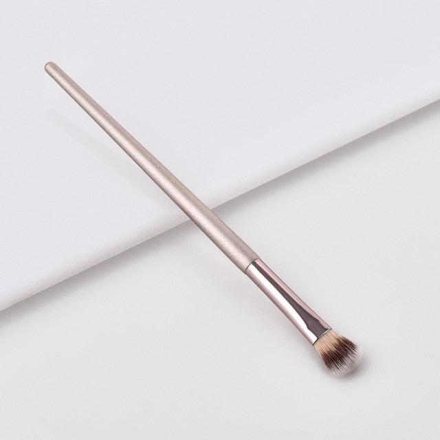 Luxury Champagne Makeup Brushes Set