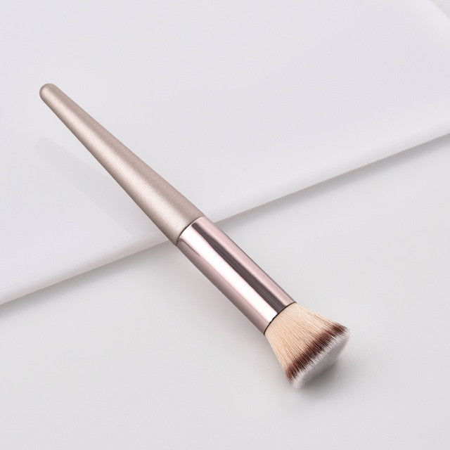 Luxury Champagne Makeup Brushes Set