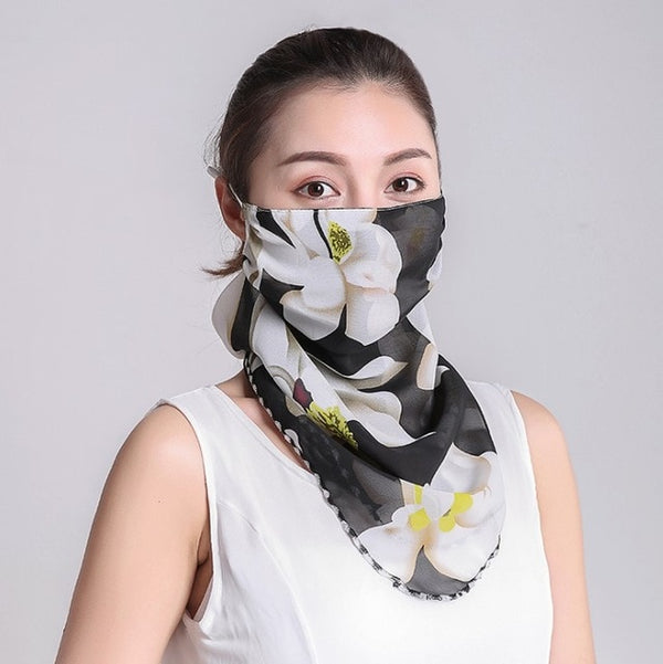 Face protective large neck