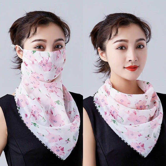 Face protective large neck