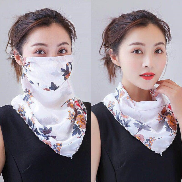 Face protective large neck