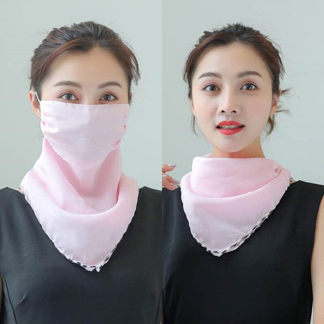 Face protective large neck